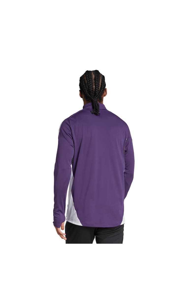 adidas Men's adidas Purple Manchester United 2025/26 AEROREADY Raglan Quarter-Zip Training Top, Alternate, color, Purple