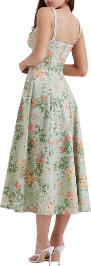 Sabrina Corset Fit & Flare Dress