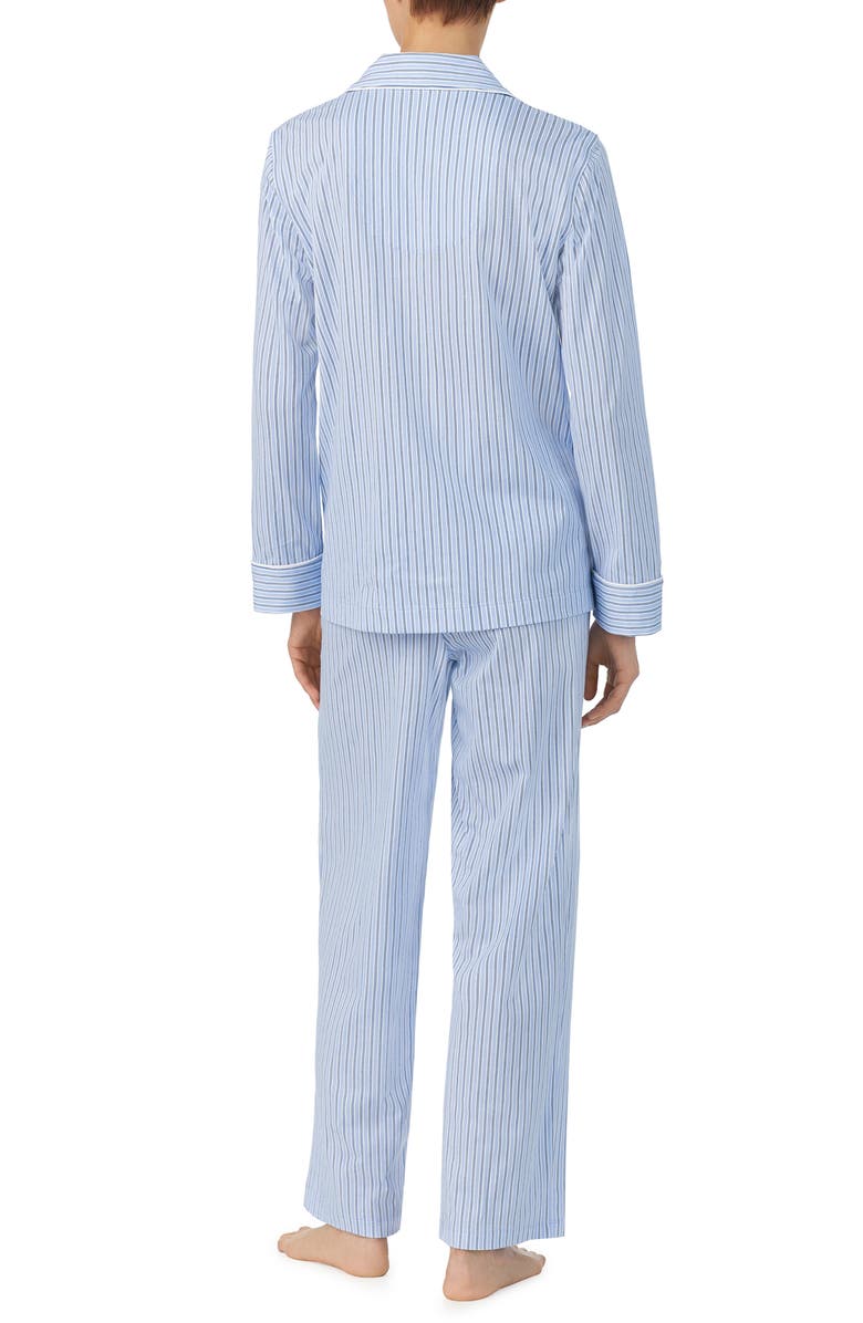 Lauren Ralph Lauren Stripe Cotton Pajamas, Alternate, color, 