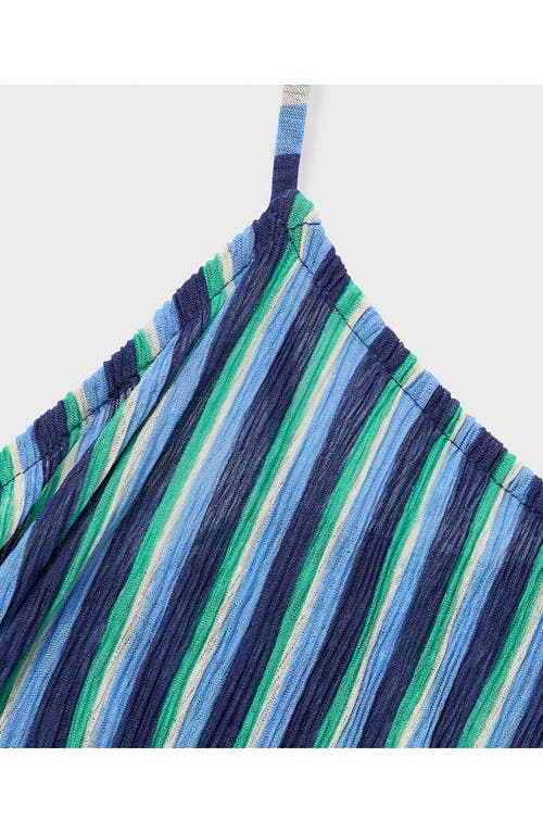 Mango Stripe Maxi Dress In Multi