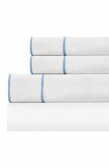 MELANGE HOME Framed 600 Thread Count Sateen Sheet Set