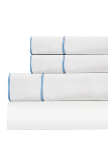 Melange Home Framed 600 Thread Count Sateen Sheet Set In Multi