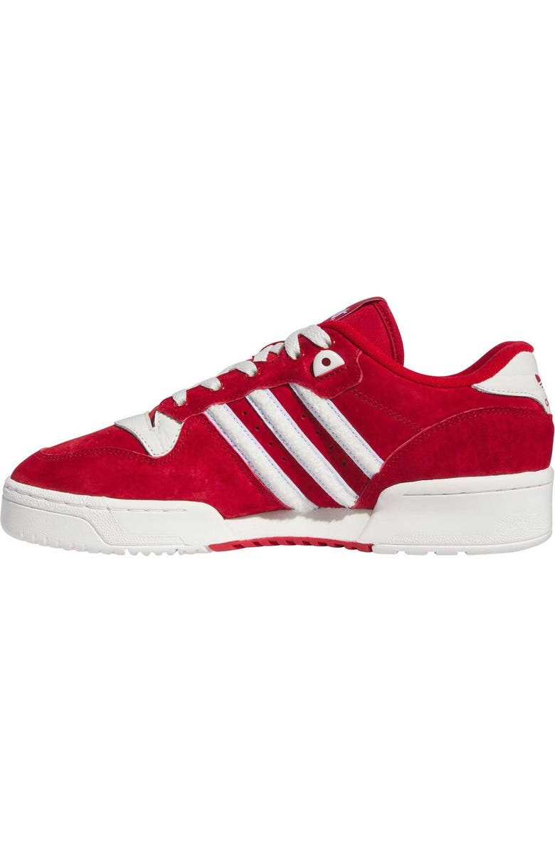 adidas Scarlet Nebraska Huskers Rivalry Low Basketball Shoes, Alternate, color,