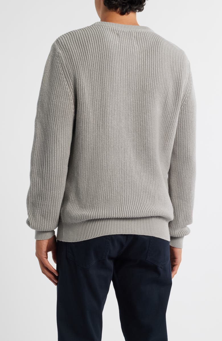 ALEX CRANE Bay Organic Cotton Sweater, Alternate, color, Steel