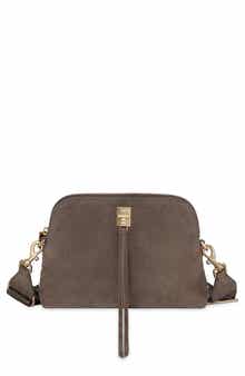 Darren Dome Leather Crossbody Bag