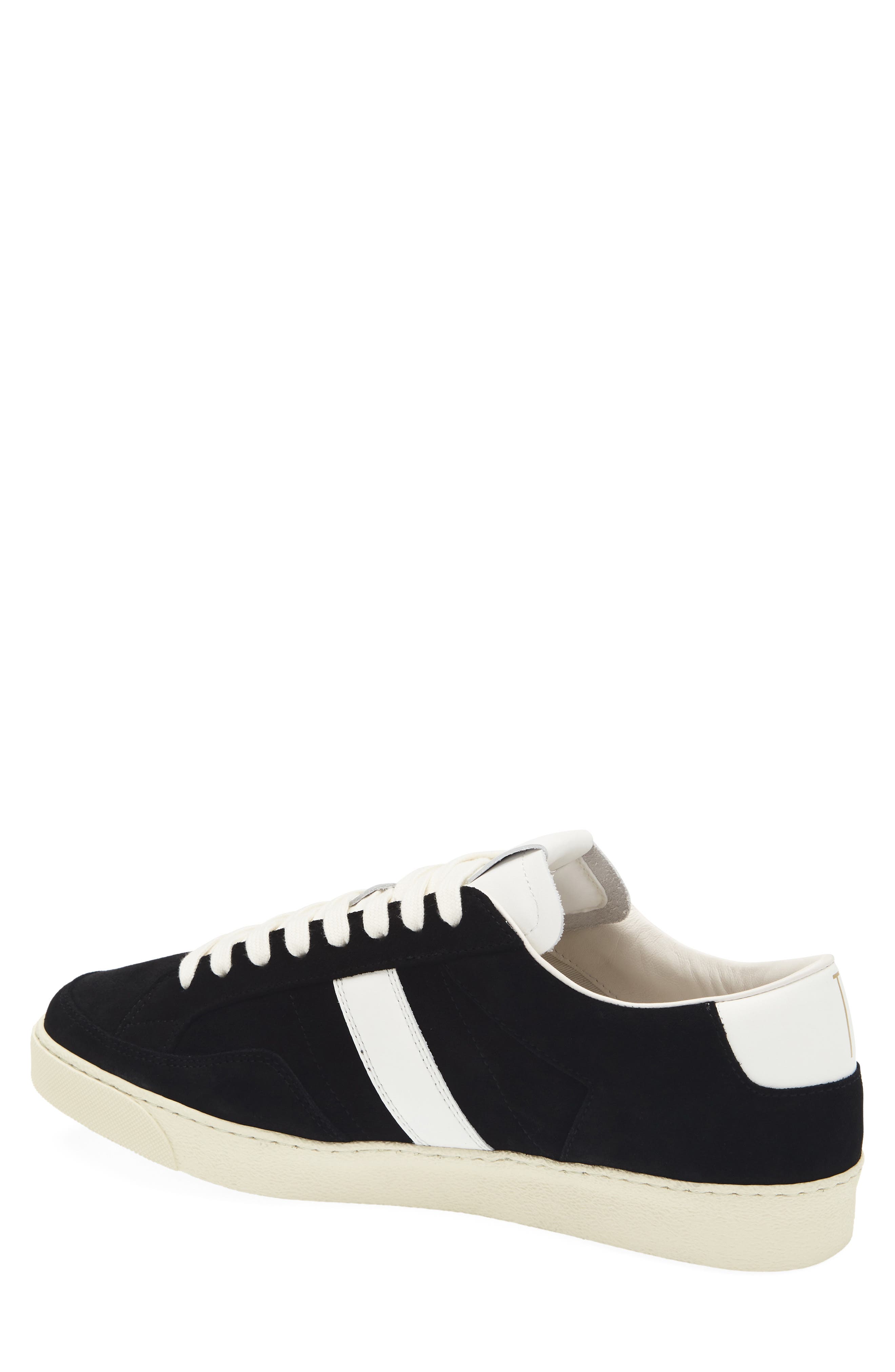 TOM FORD Low Top Sneaker, Alternate, color, Black/ Cream