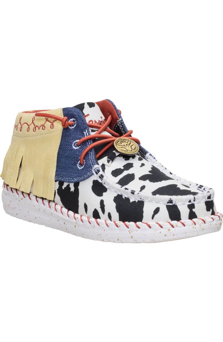 Hey Dude x Toy Story Wendy Jessie Slip-On, Main, color, White/ Faded Denim