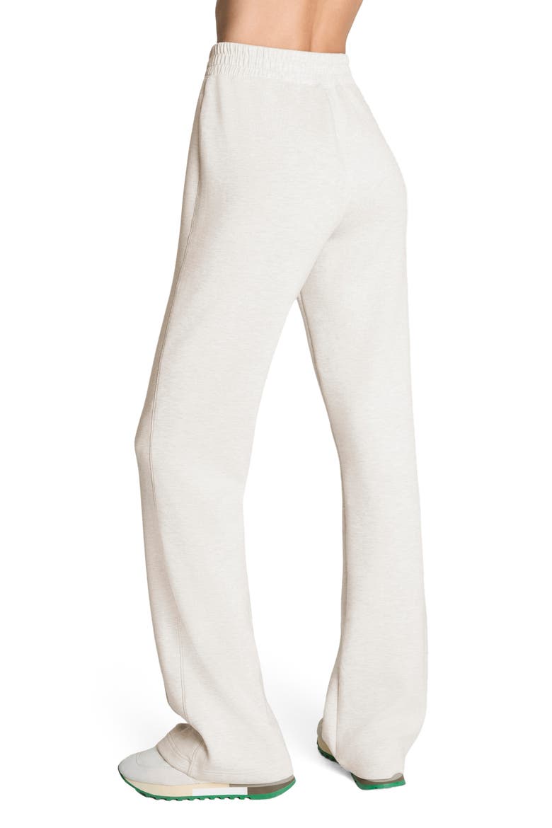 Brushed AirEssentials® Flare Leg Pants, Alternate, color, HEATHER CREAM