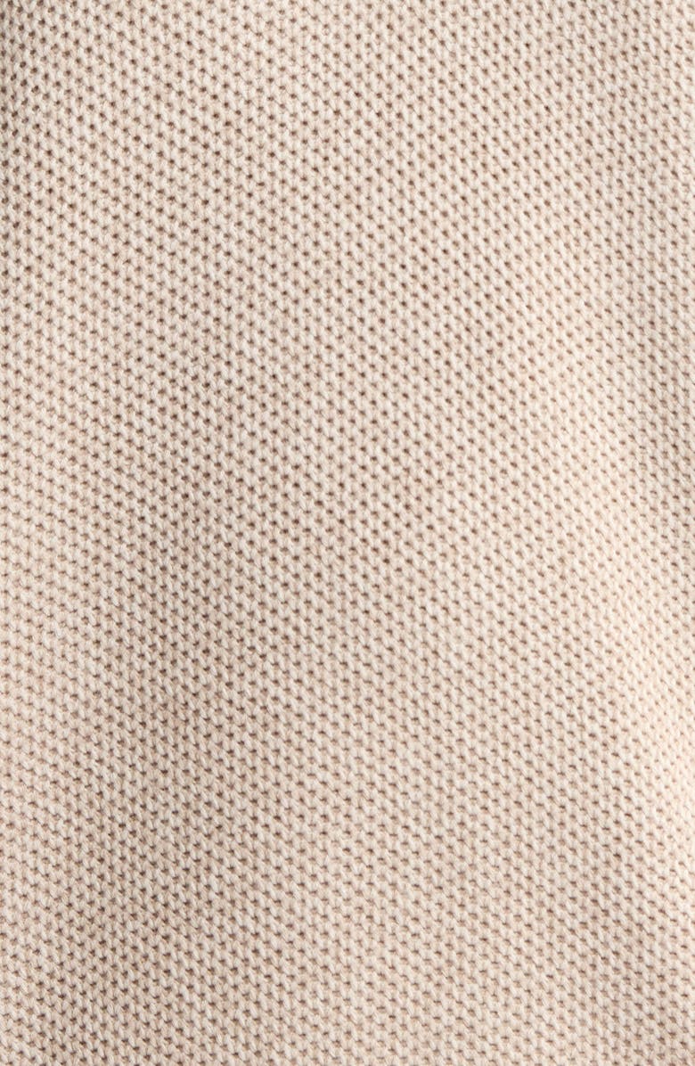 Lunya Cozy Cottonsilk<sup>™</sup> Pocket Henley Sweater, Alternate, color, Oat Marl