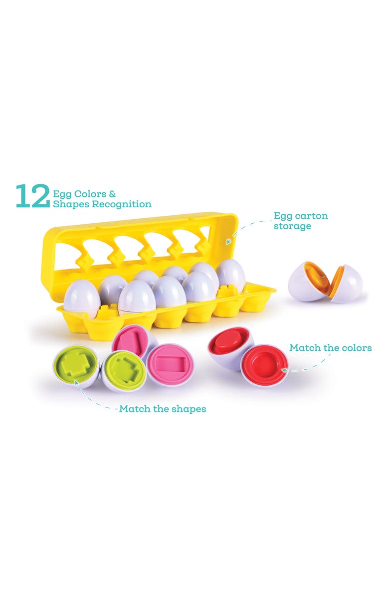 NOTHING BUT FUN Shape Sorter Egg Toy Set, Alternate, color, 