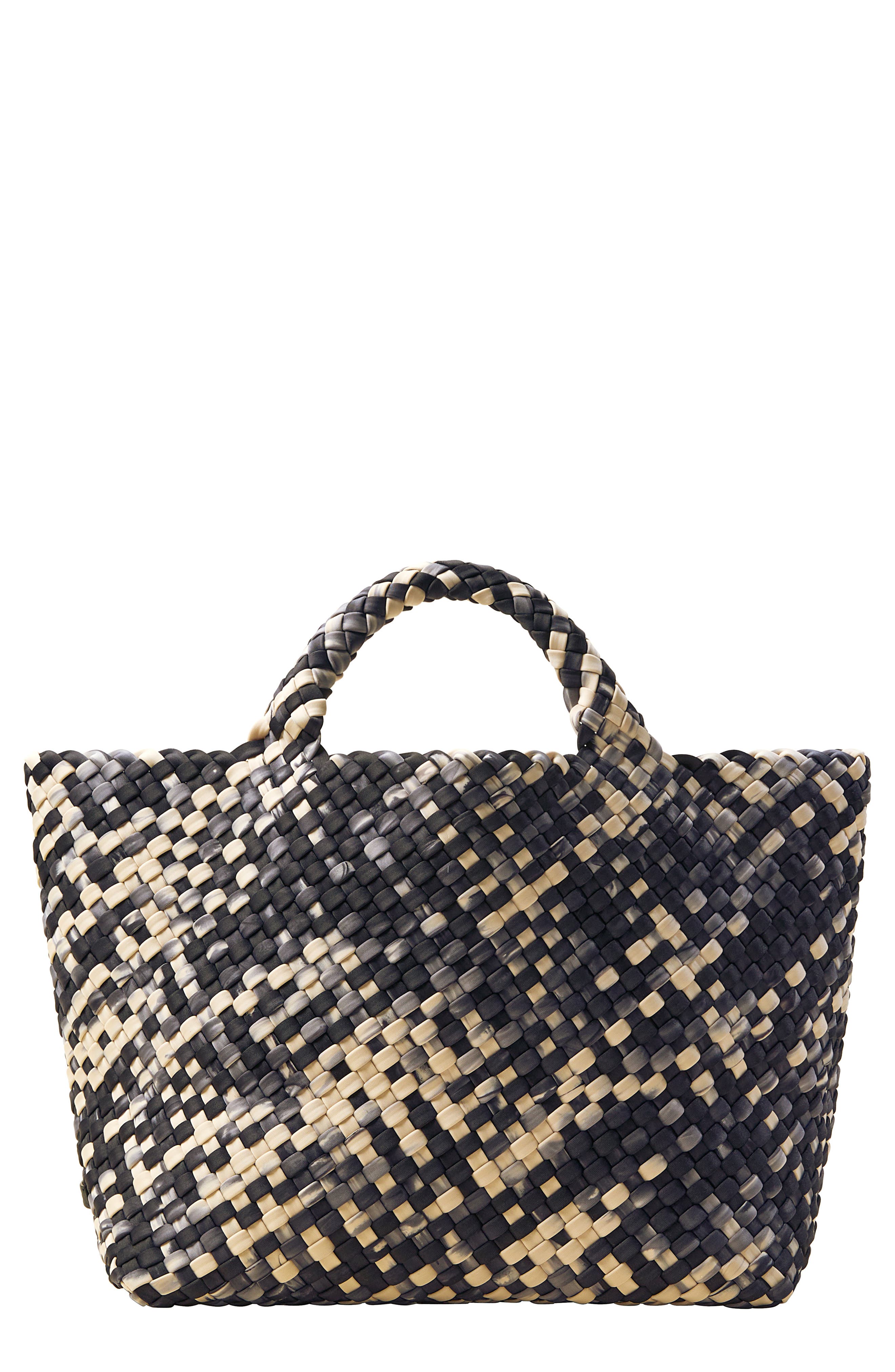 NAGHEDI Medium St. Barths Watercolor Tote in Nimbus 