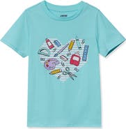 Lands' End Girls Short Sleeve Graphic Tee