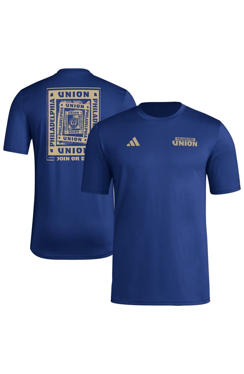 adidas Men's adidas Navy Philadelphia Union AEROREADY Local Wrap T-Shirt, Main, color, Navy