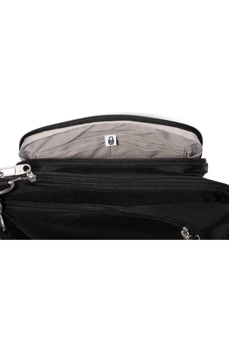 BAGGALLINI Securtex Anti-Theft Crossover Crossbody, Alternate, color, Black