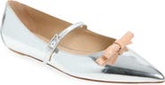 Stuart Weitzman Felicity Bow Mary Jane Flat