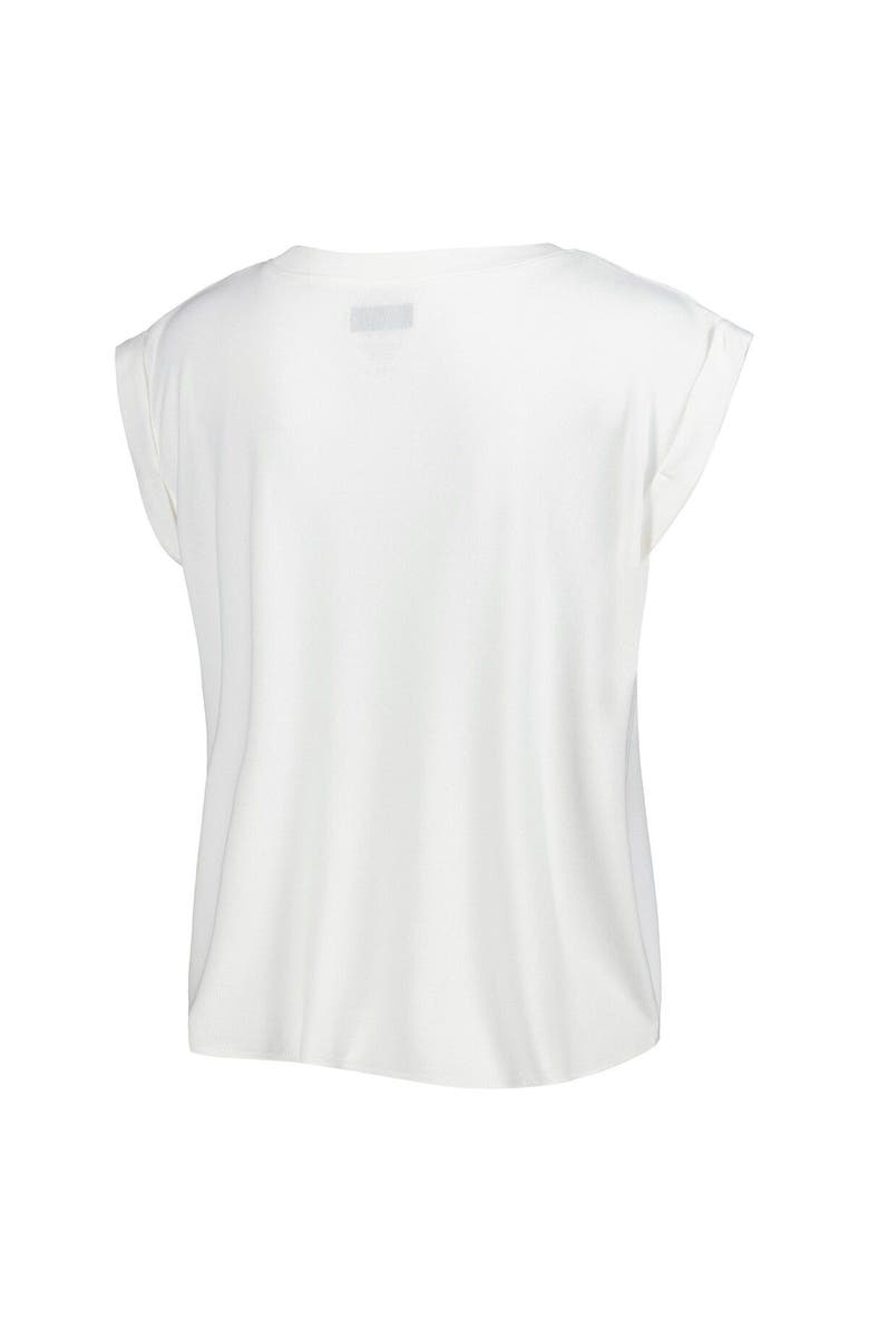 CONCEPTS SPORT Women's Concepts Sport White/Cream Seattle Seahawks Montana Knit T-Shirt & Shorts Sleep Set, Alternate, color, White