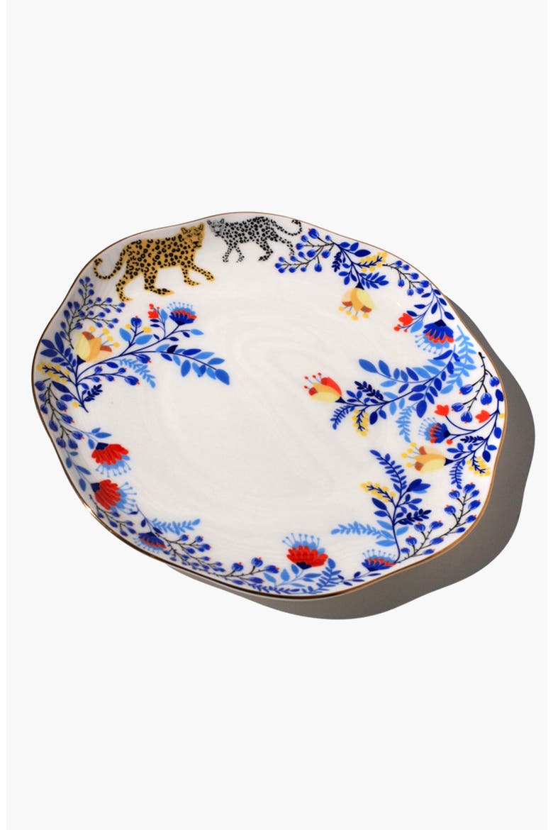 Amazon Rainforest Bone China Dinner Plate, Alternate, color, White