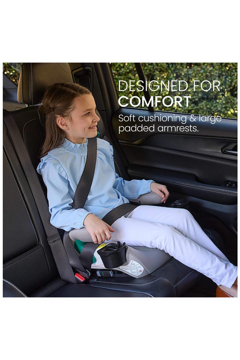UpNGo™ Click Backless Booster Seat, Alternate, color, TEAK