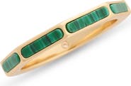 Covet Malachite Inlay Band Ring