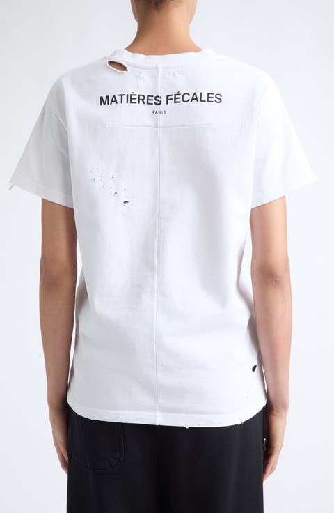 Gender Inclusive Power Distressed Cotton T-Shirt