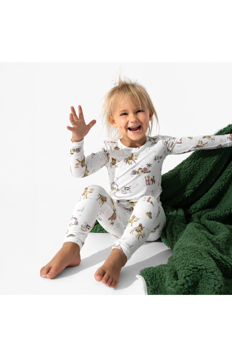 Bellabu Bear Kids' Yuletide Set of 2 Piece Pajamas, Alternate, color, Yuletide