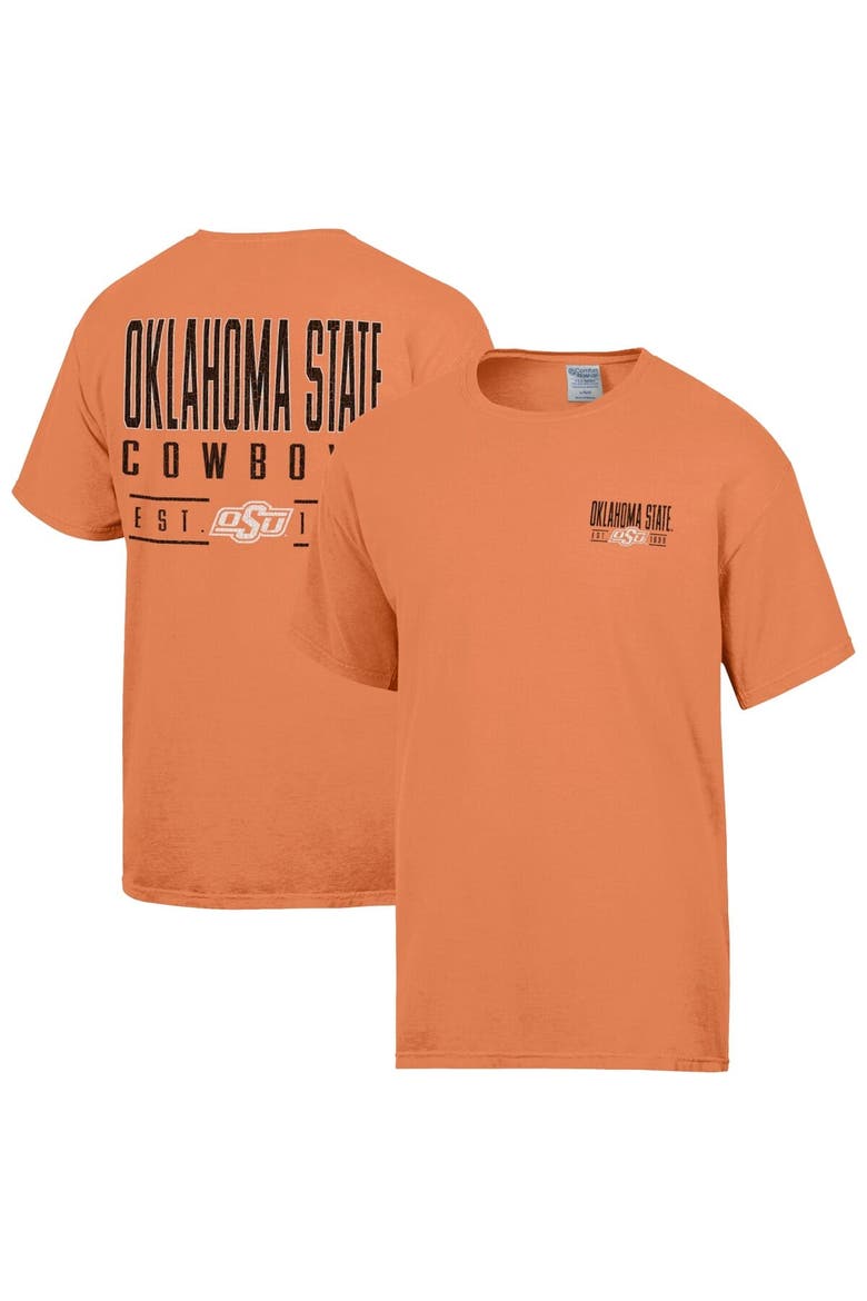Men's ComfortWash  Orange Oklahoma State Cowboys Big Name T-Shirt, Main, color, Orange
