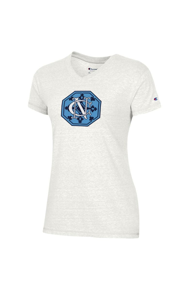 Champion Women's Champion White North Carolina Tar Heels Vault Logo V-Neck T-Shirt, Alternate, color, 