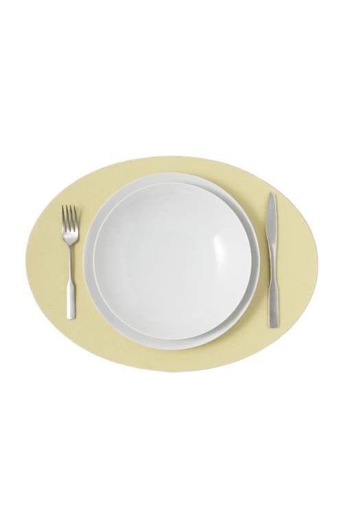 GRAF & LANTZ GRAF LANTZ MERINO WOOL OVAL PLACEMAT
