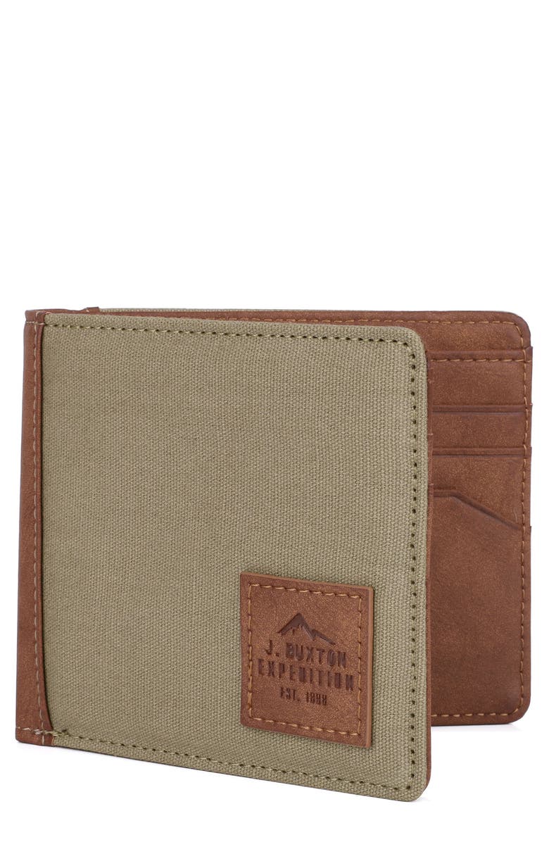BUXTON RFID Expedition II Huntington Gear RFID Slimfold Wallet, Alternate, color,