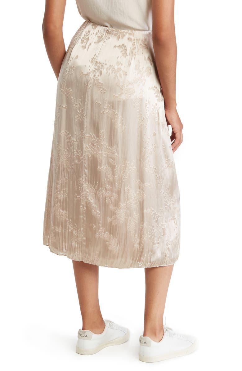 Vince Asymmetric Floral Print Drape Skirt, Alternate, color, 