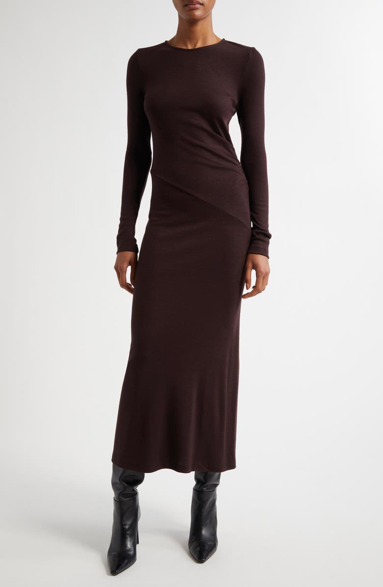 Reiss Sloane Long Sleeve Wool Body-Con Dress, Main, color, 