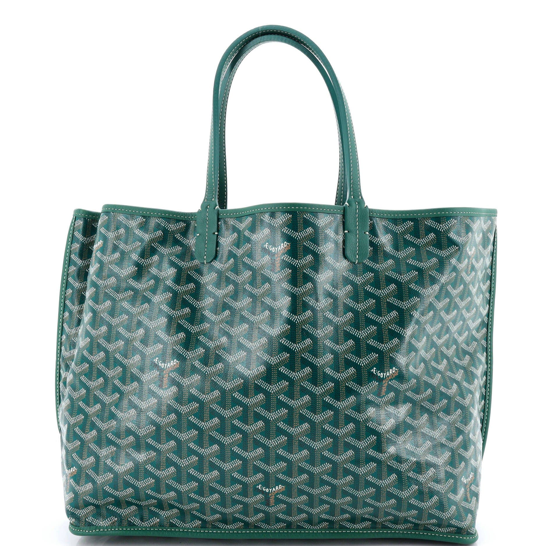Pre-Owned Goyard Anjou Reversible Tote Coated Canvas PM, Main, color, 