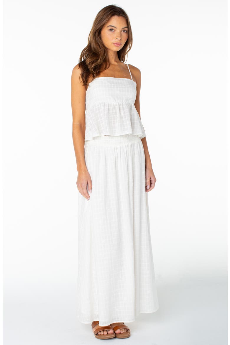 Sophie Cotton Maxi Skirt, Alternate, color, COCONUT MILK