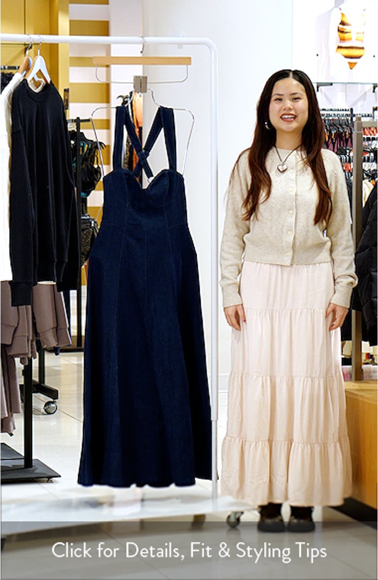 Everly Crossback Midi Dress, sales video thumbnail