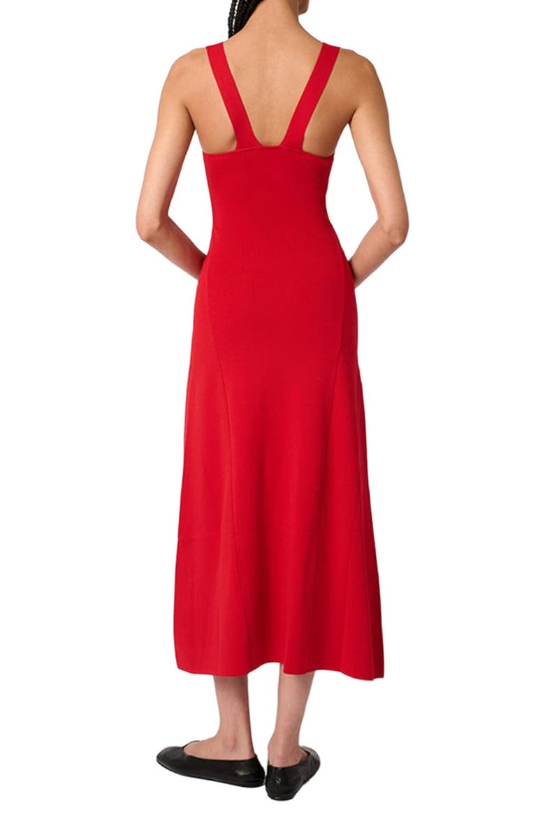 WeWoreWhat Scoop Neck Midi Dress, Alternate, color, Red