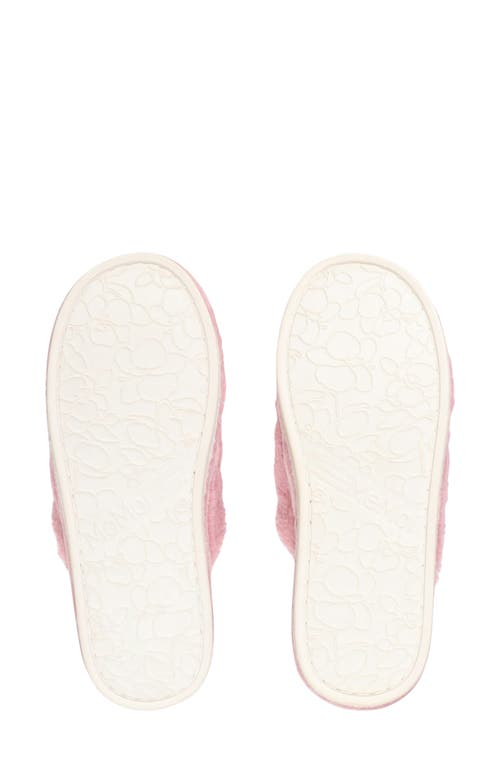 Memoi Teacup Kitty Plush Faux Fur Slipper In Purple