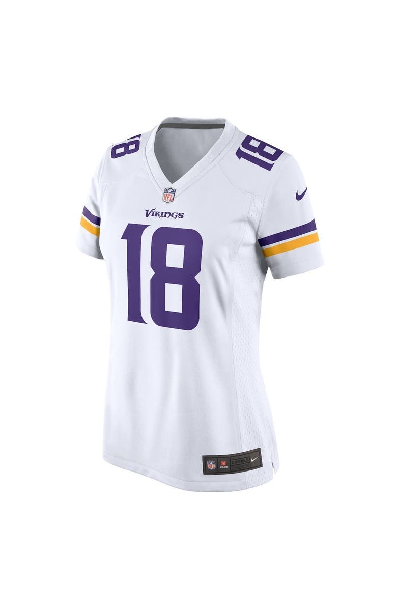 Nike Women's Nike Justin Jefferson White Minnesota Vikings Game Jersey, Alternate, color, White