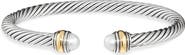 David Yurman Classic Cable Bracelet in Sterling Silver with 14K Yellow Gold, 5mm