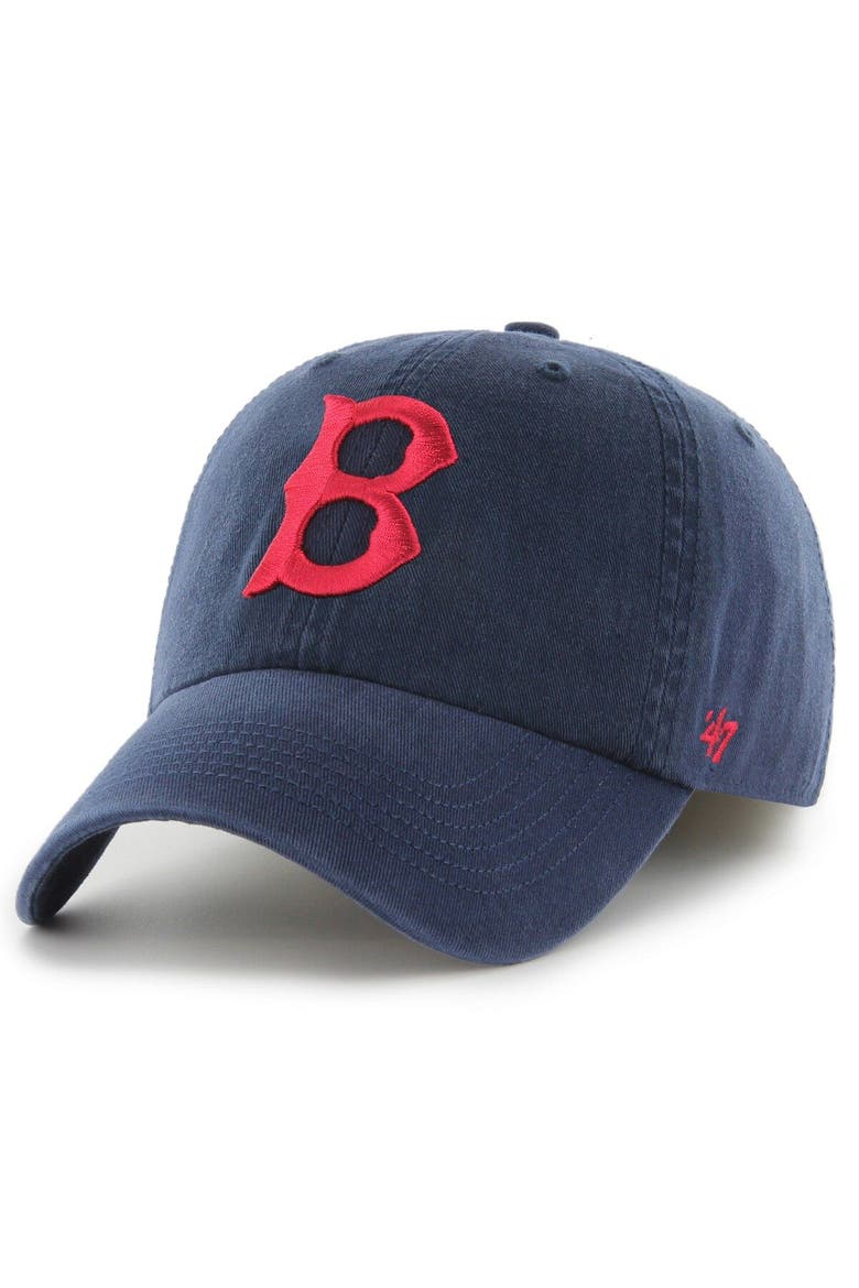 Men's '47 Navy Boston Red Sox Cooperstown Collection Franchise Fitted Hat, Main, color, Navy