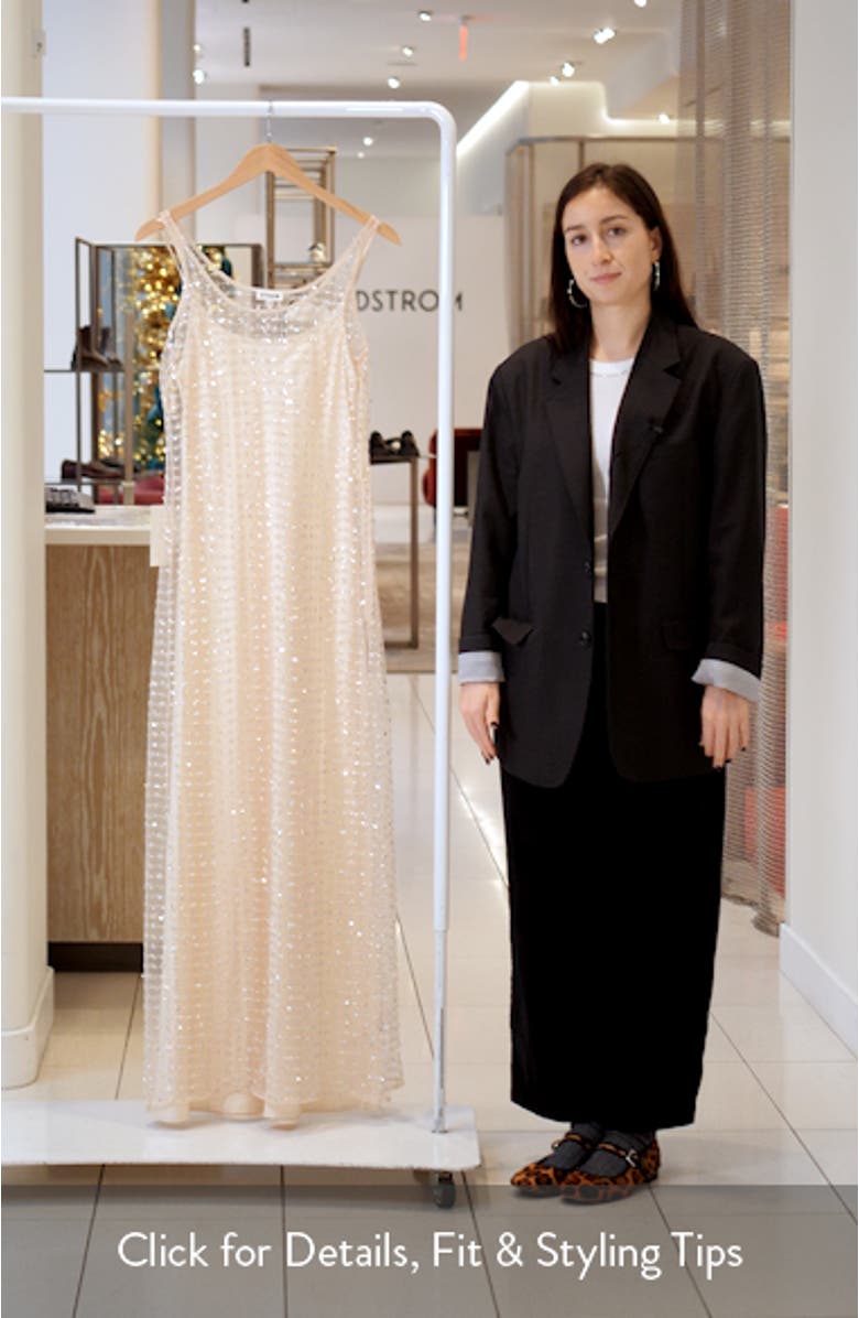 Aurielle Beaded Tulle Gown, sales video thumbnail