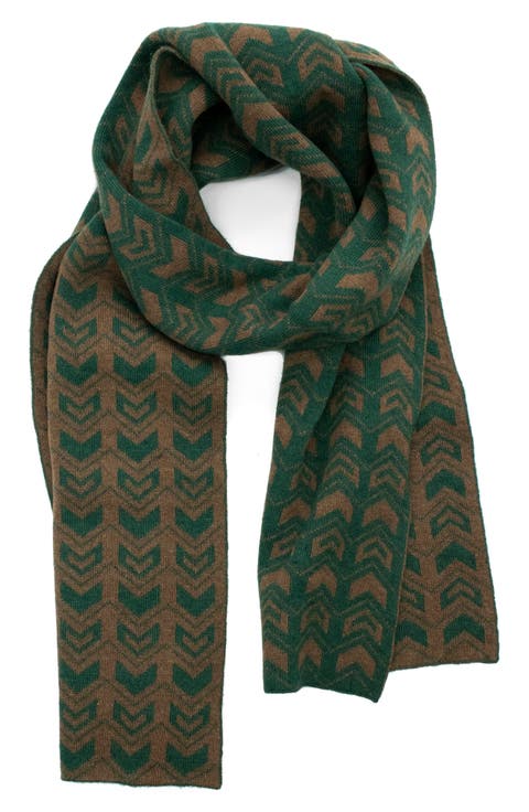 Jacquard Knit Scarf