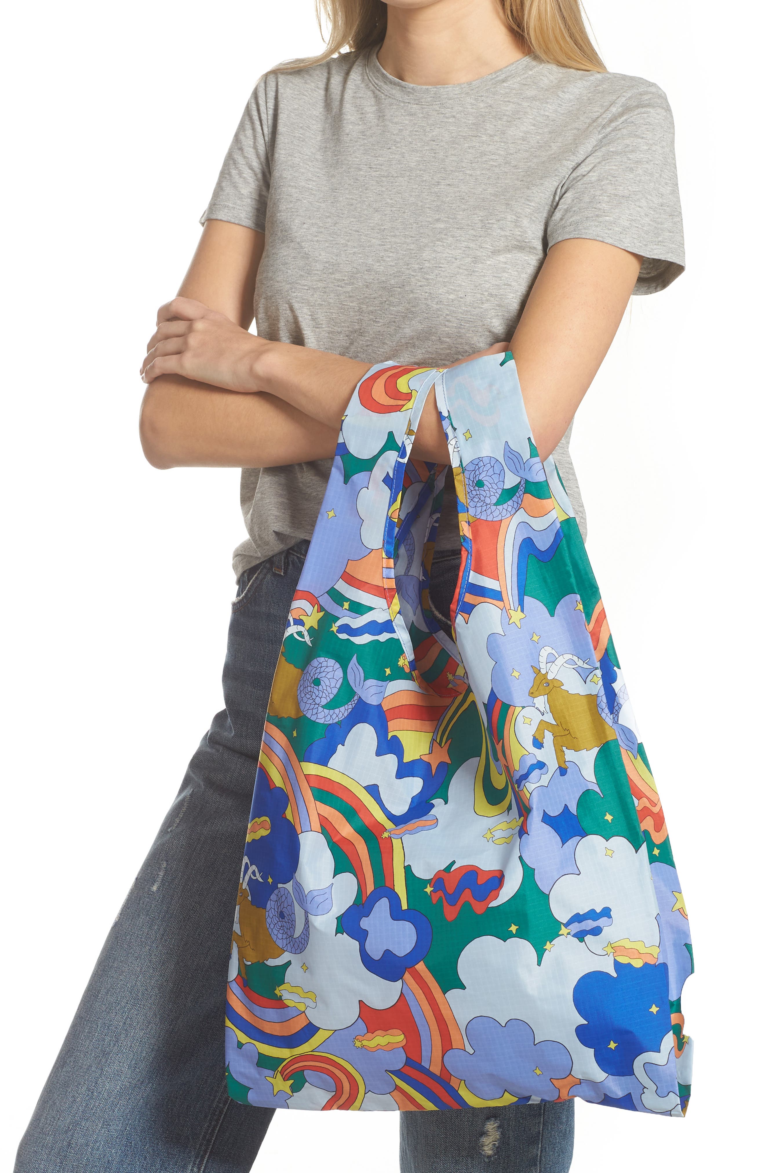 Standard Astrological Ripstop Nylon Tote, Alternate, color, CAPRICORN