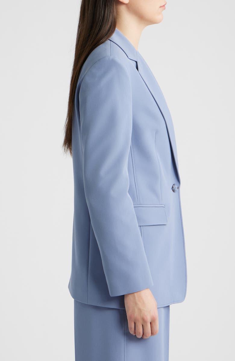 BOSS Orange Jabla One-Button Crepe Blazer, Alternate, color, Bright Blue