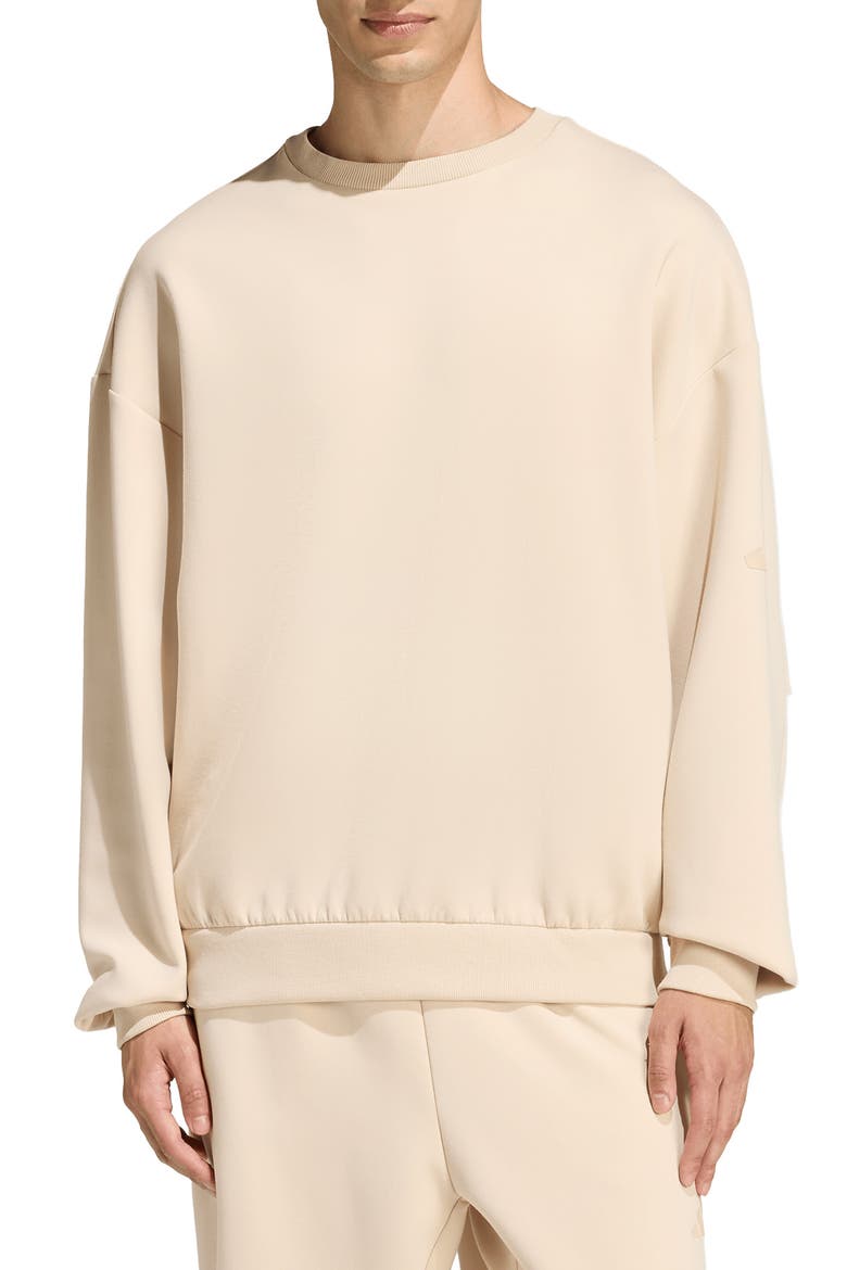 Crewneck Sweatshirt, Main, color, CRYSTAL LINEN
