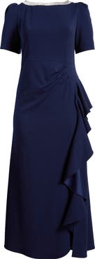 Alex Evenings Embellished Ruffle Gown