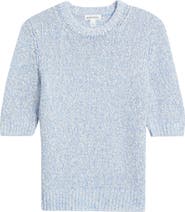 Nordstrom Elbow Sleeve Linen & Cotton Blend Sweater