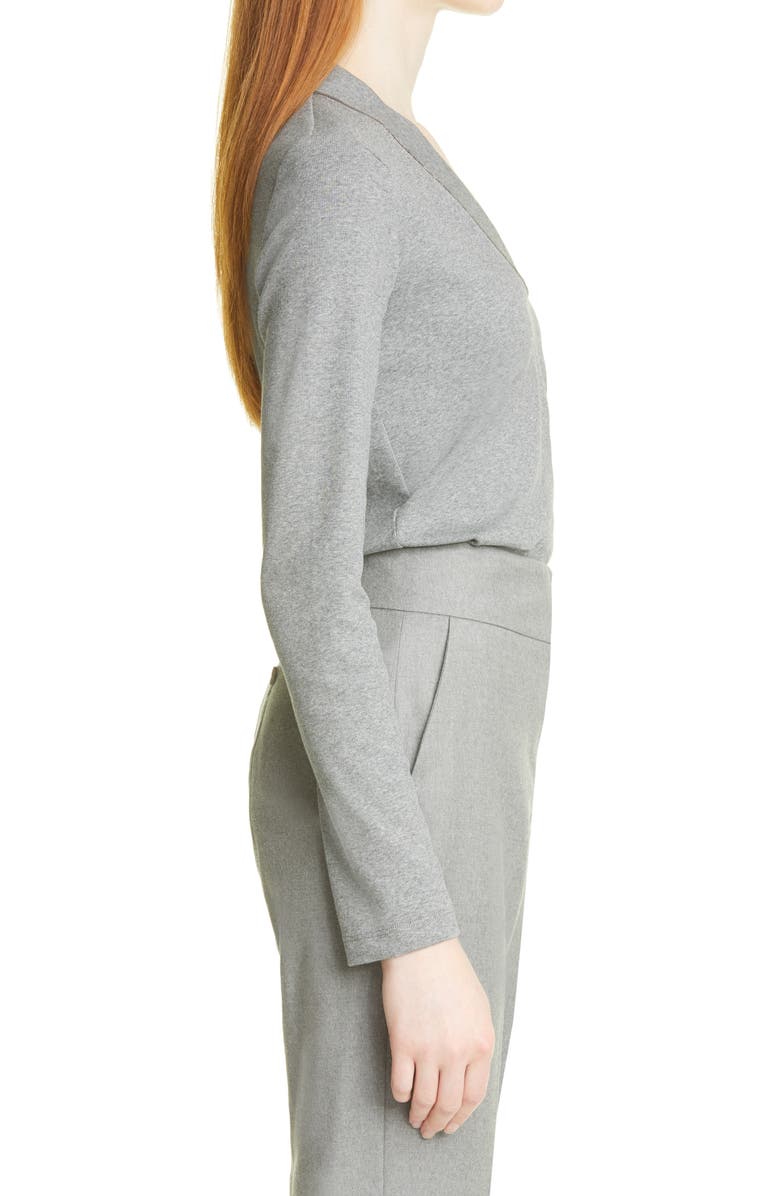 Fabiana Filippi Beaded Collar Rib Top, Alternate, color, 