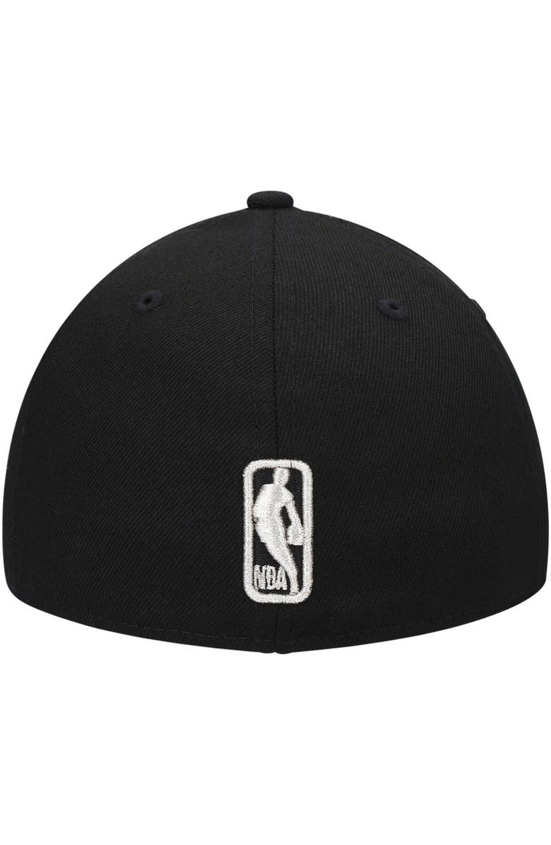 New Era Men's New Era Black San Antonio Spurs Team Low Profile 59FIFTY Fitted Hat, Alternate, color,