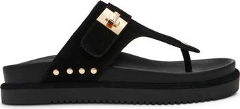 [SALE!!] ★Steve Madden Thona★ サンダル THONA Chestnut Suede Women's Flatform Thong Sandal – Steve