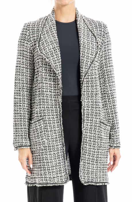 MAX STUDIO Tweed Longline Jacket